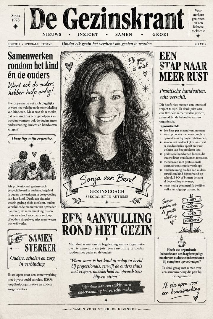 Gezinscoach Sonja van Boxel